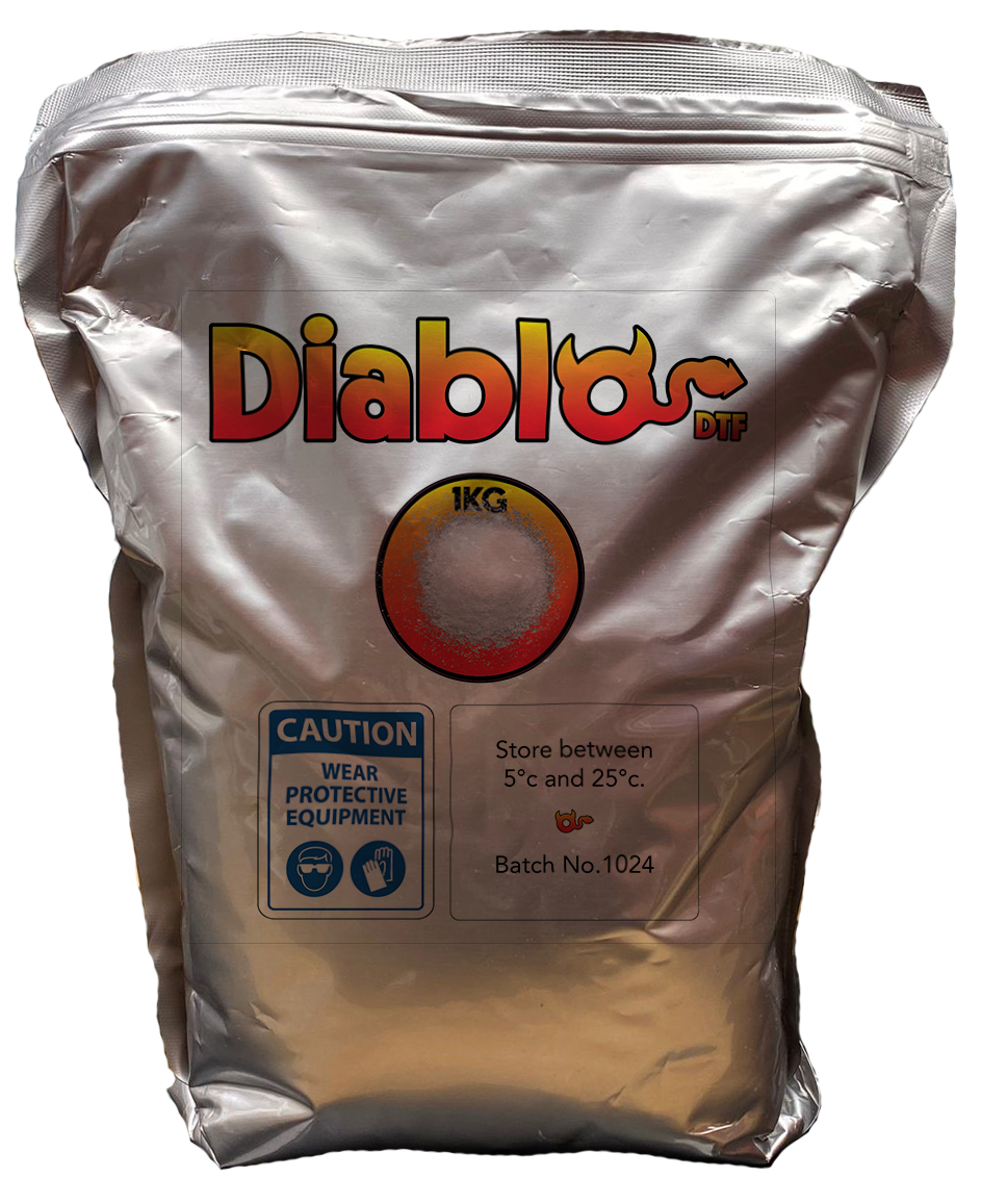 1KG Diablo DTF Easy Melt Powder